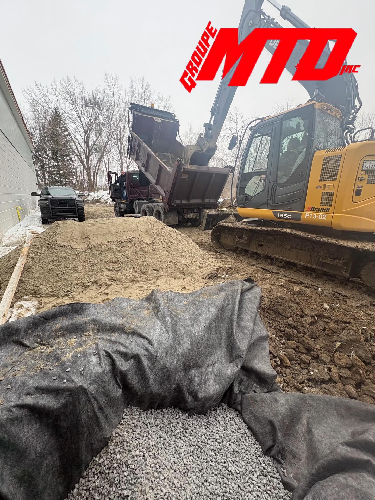 Excavation et drain français – Groupe MTD inc